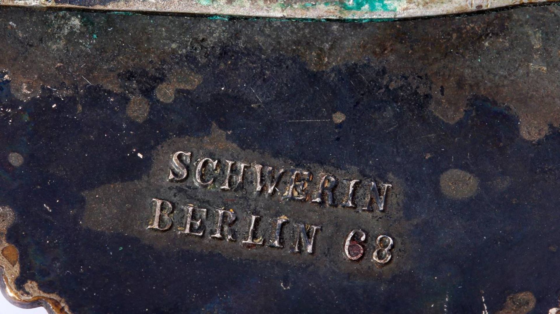 Kriegsmarine Zerstörer KriegsabzeichenAbzeichen aus Buntmetall, Schwerin Berlin. Altersbedingte - Bild 3 aus 3