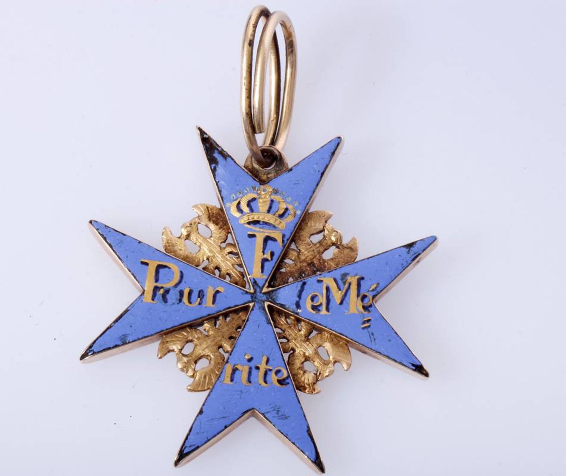 Pour le Mérite um 1810 mit Provenienzprobemäßiges Stück - also offizielles Verleihstück der