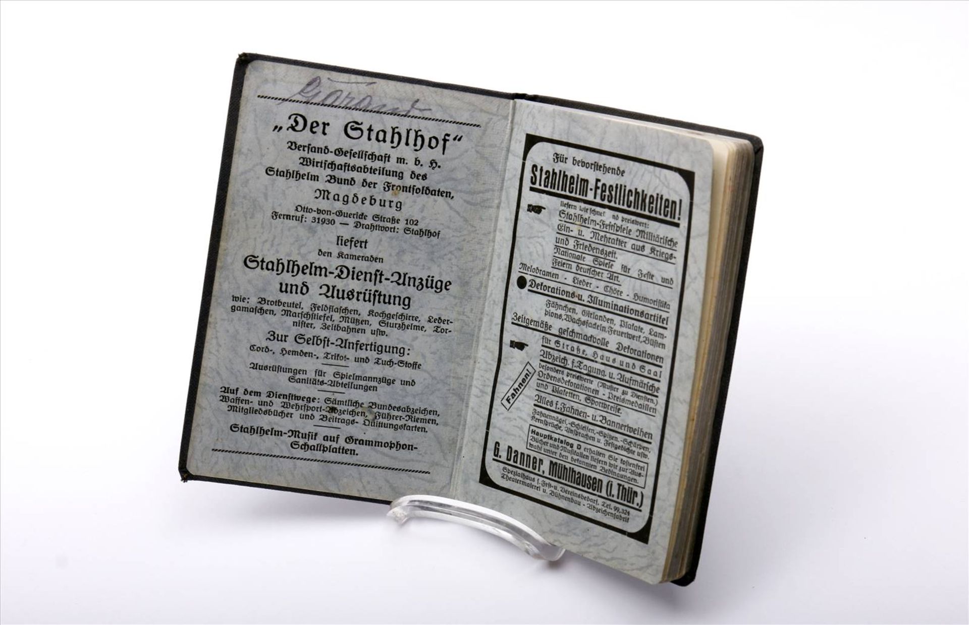 Buch "Der Stahlhelm, 1934", Taschenkalender - Image 2 of 5