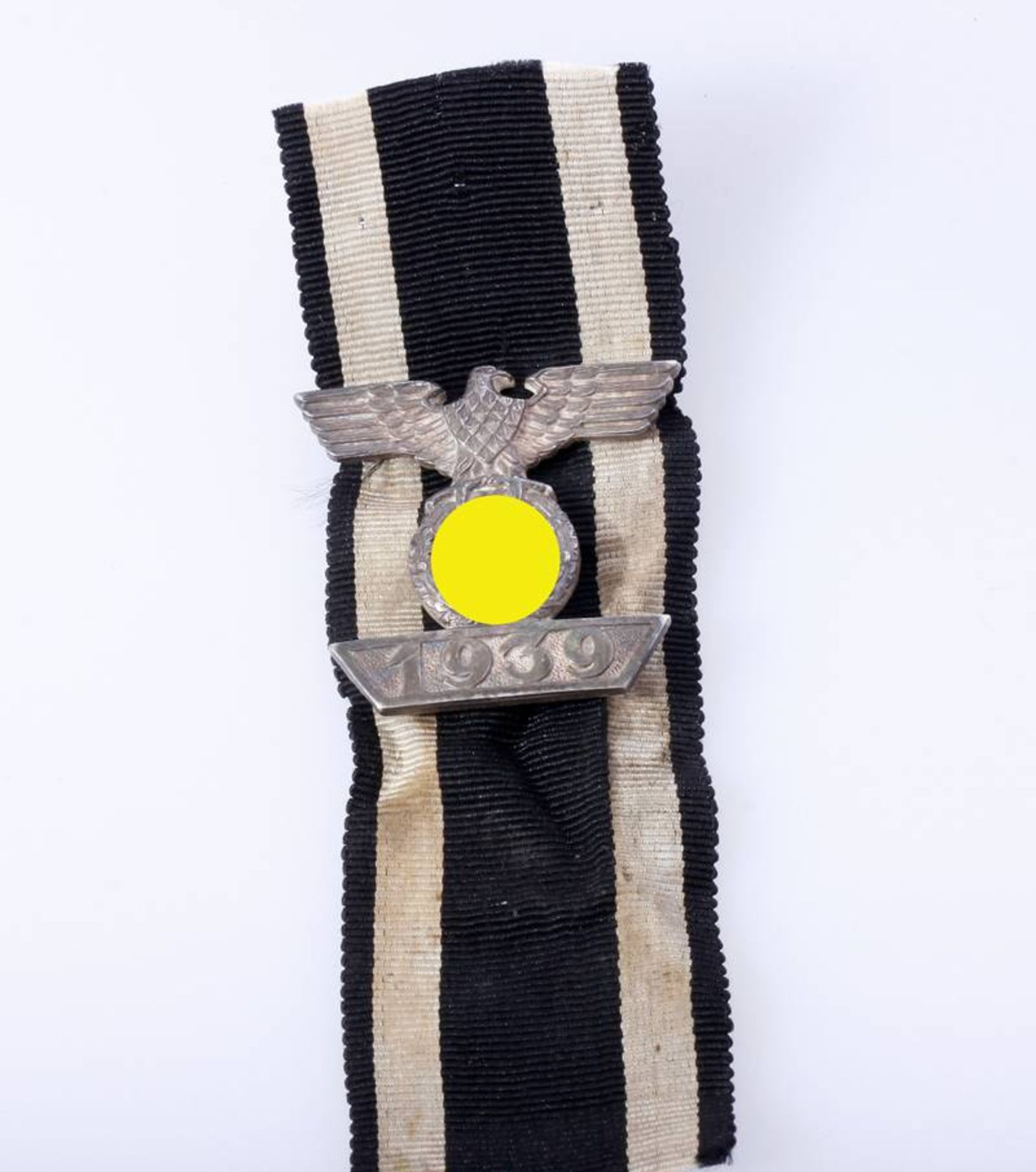 Wiederhohlungsspange EK2 1939 auf BandWiederhohlungsspange zum Eisernen Kreuz 2. Klasse 1939 auf