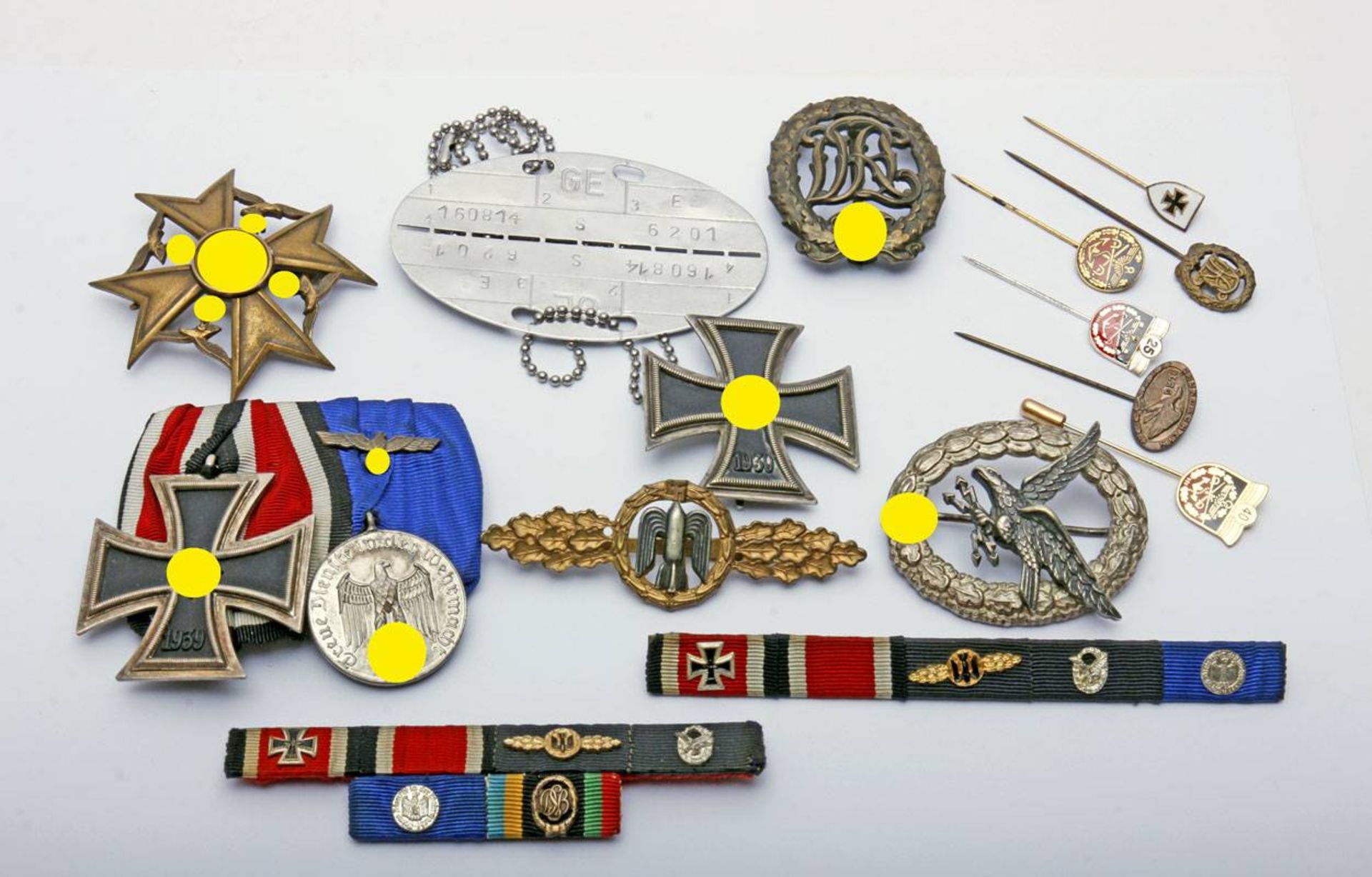Nachlass Ehrenpokal der LuftwaffeNachlass der Luftwaffe des Soldaten Gerhard Strube. Die Gruppe - Bild 23 aus 25
