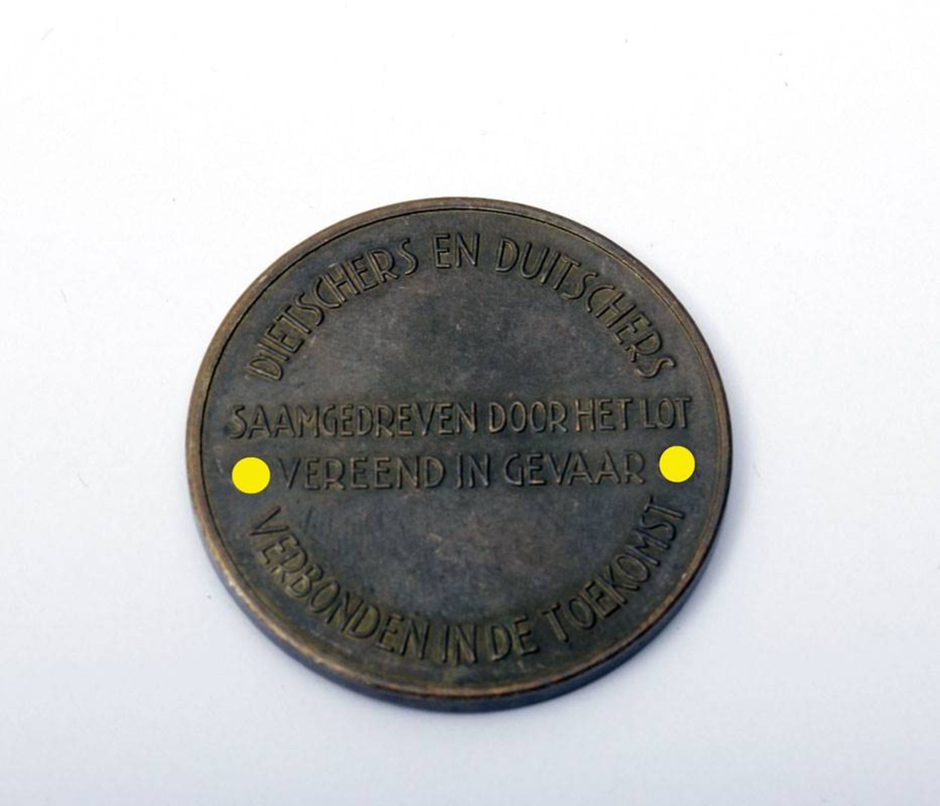 Nichttragbare Erinnerungsmedaille des NSB "Gedenkpennig"Runde Bronzemedaille, Durchmesser 40 mm. - Bild 3 aus 4