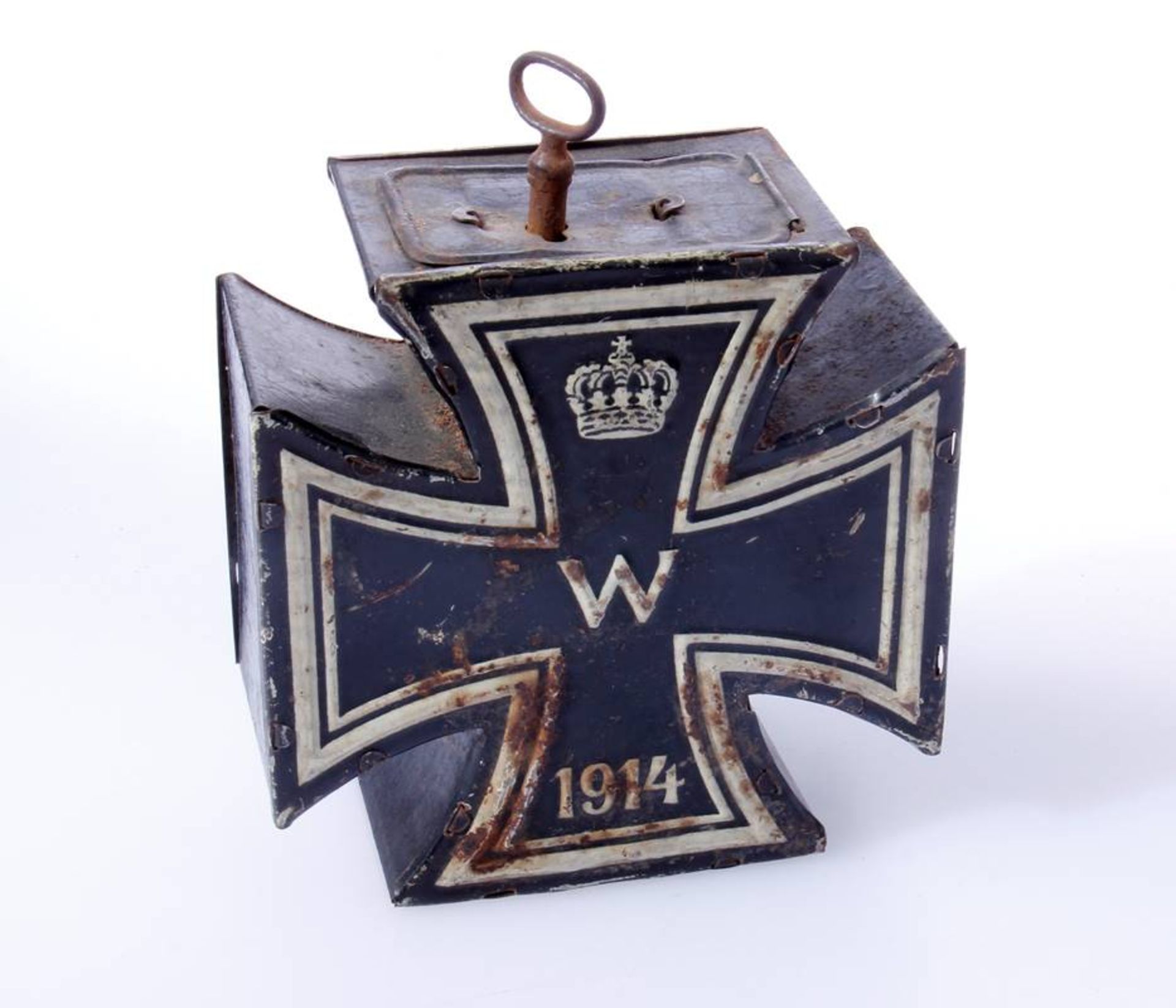 Spardose Eisernes Kreuz 2. Klasse 1914Großes Kreuz in der Form des Eisernen Kreuze 1914. Spardose - Image 2 of 4