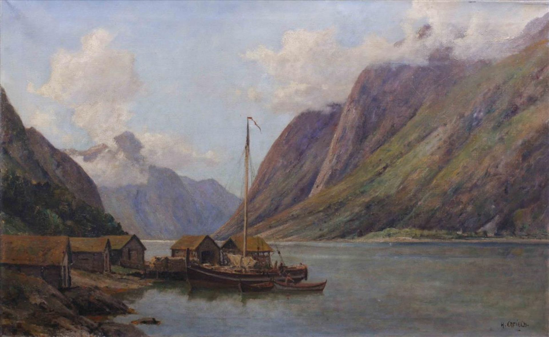 Henry Enfield (1849 in London - ca. 1911 in Neuwarp, Provinz Pommern), Norwegische