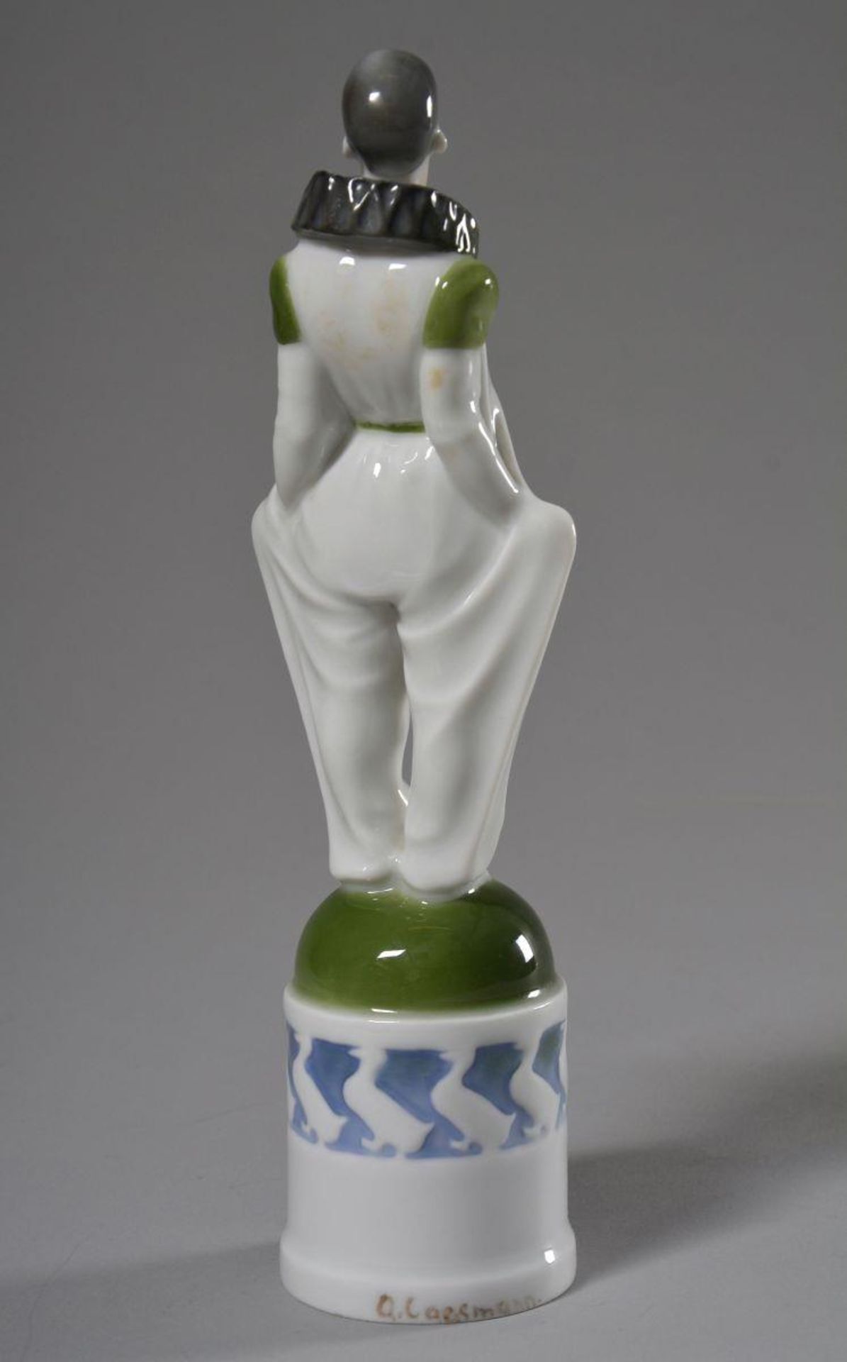 HarlekinRosenthal, um 1920, Entwurf Albert Caasmann (1886, Berlin-1968, Brandenburg), auf runder - Bild 5 aus 5