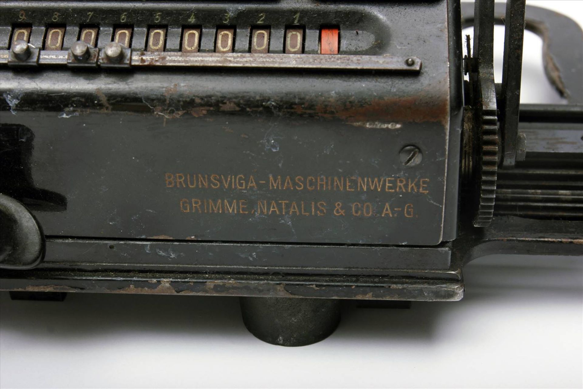 Rechenmaschine der KriegsmarineSeltene Rechenmaschine Typ Brunsviga. Baujahr 1940 - Bild 2 aus 4