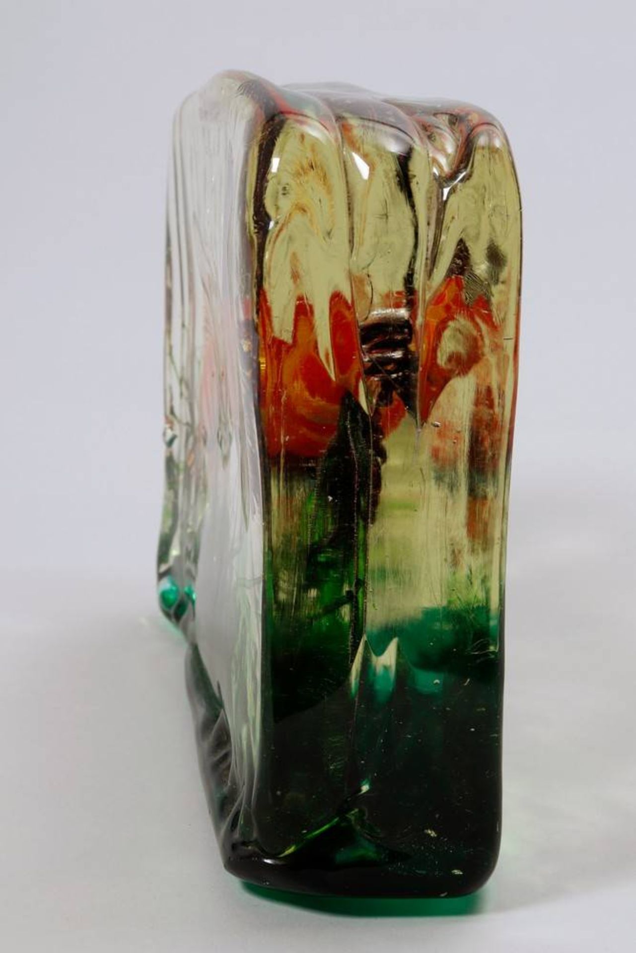 Gino Cenedese (1907, Murano - 1973, Murano) "Aquarium" glass sculpture, ca. 1960, unmarked, HxWxD: - Bild 2 aus 2