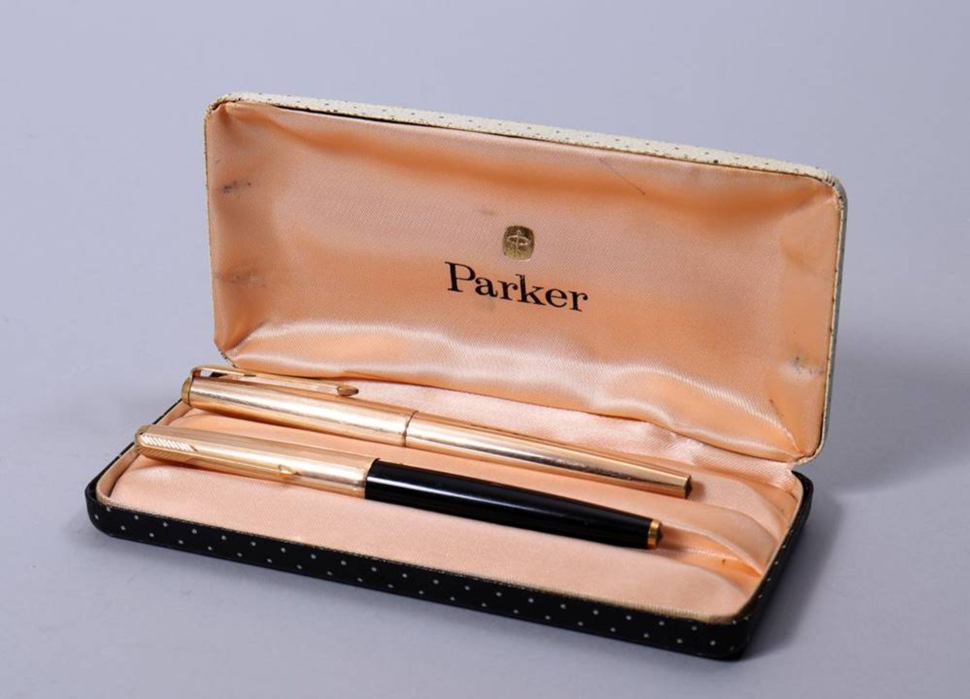 2 fountain pens Parker, USA/England, 1960s, model "61", original box, L: 13,5cm, untested2