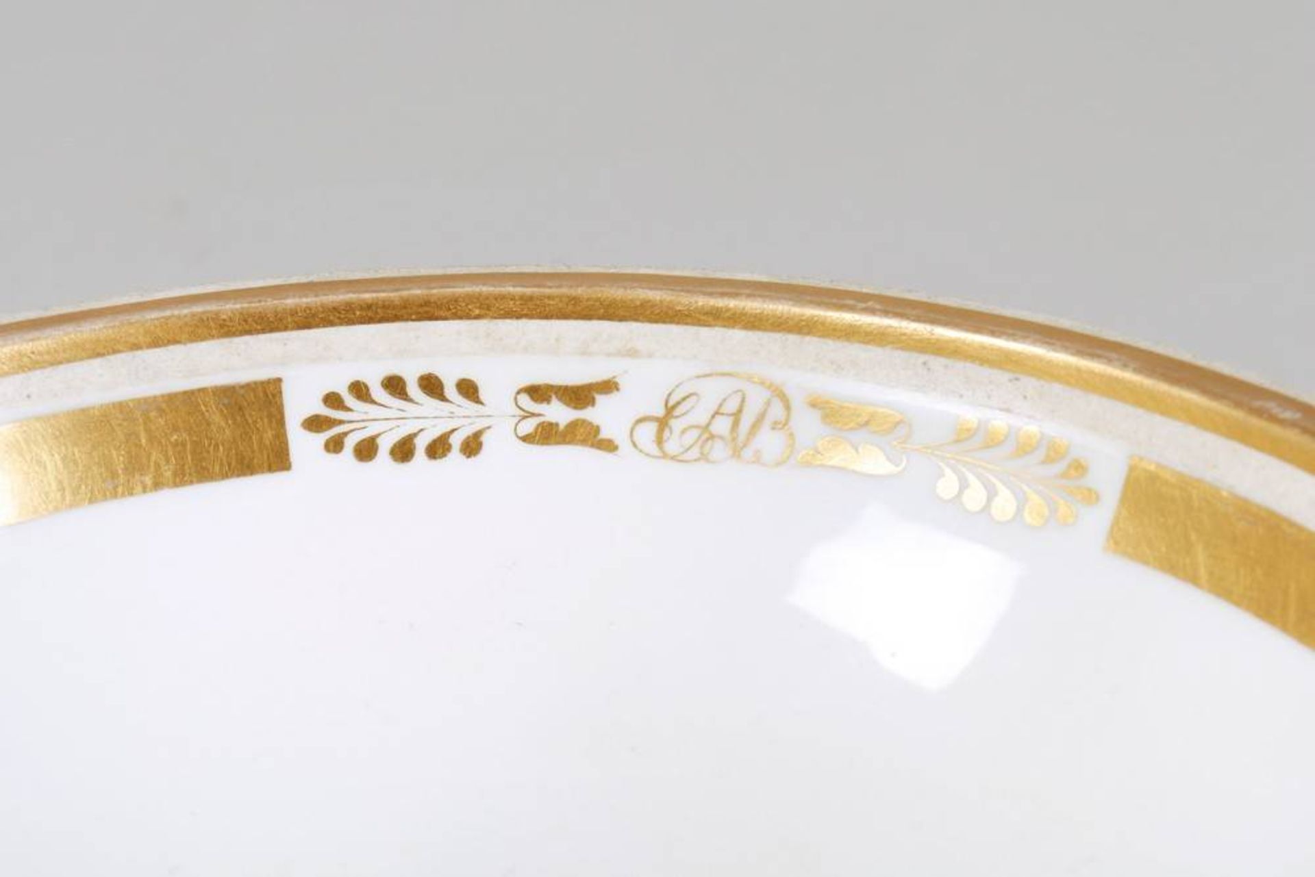 Empire tazza kaiserliche Manufaktur Wien (Vienna), 1815, gold decoration, marked, impressed No. " - Bild 3 aus 5