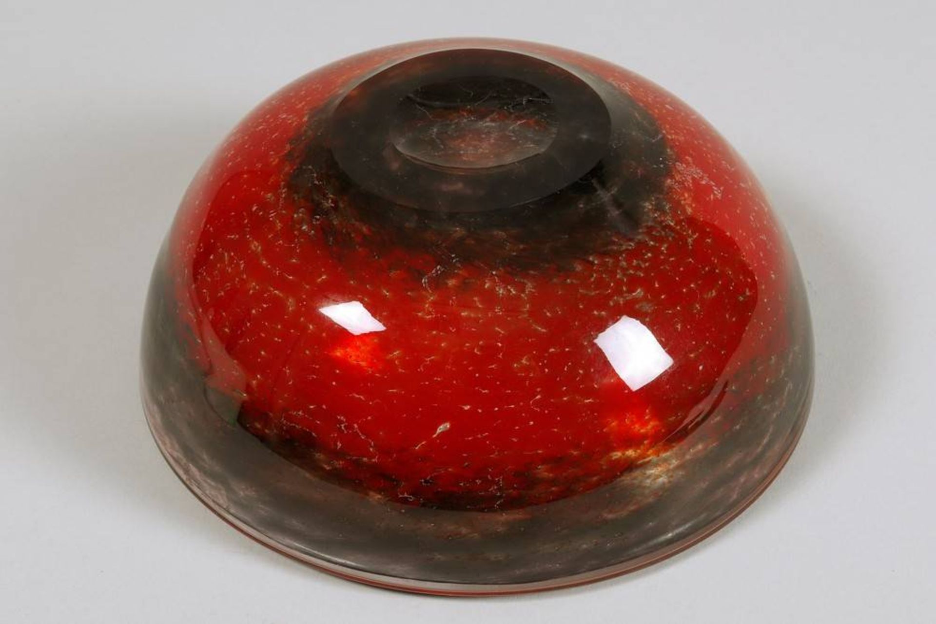 Bowl WMF, Ikora, 1930s, D: ca. 18cmSchale WMF, Ikora, 1930er Jahre, Rundform, rot/schwarze - Bild 2 aus 3