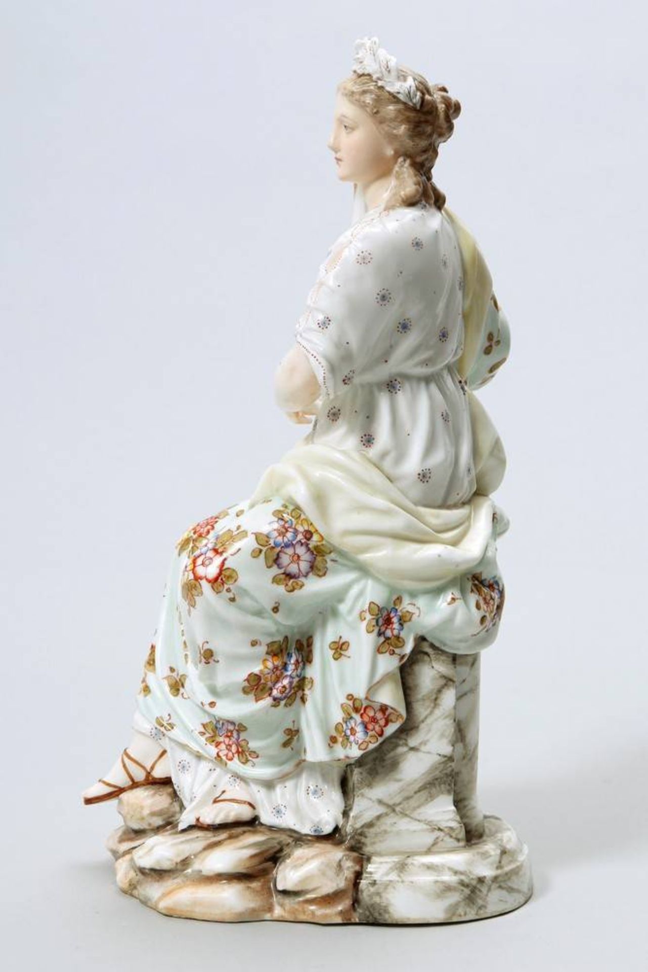 Mythological figurine Volkstedter Porzellanfabrik Richard Eckert & Co, ca. 1900, porcelain, - Bild 4 aus 6