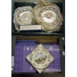Collection of 1970/80's Wedgwood calendar plates and a limited edition Josiah Wedgwood F.R.
