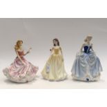 Royal Doulton figurines limited edition signed base, Susan, Rose and Rose,