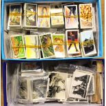 Three boxes assorted tea/cigarette cards,