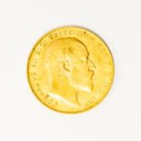 A Sovereign dated 1906,