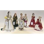 Three Royal Worcester figures Maiden of Astola Princess of Tarla the Daughter of Erin,