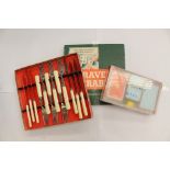 Cutlery (canteen) and boxed sets, games including chess, scrabble,