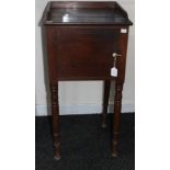 An early 19th Century oak pot cupboard,