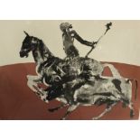 Dame Elizabeth Frink (1930-1993) Corrida One (One of the Bullfighter Suites), coloured lithograph,