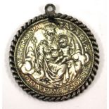 Silver Goetz medallion