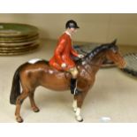 Beswick horse and jockey with red jacket, 21.