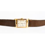 Rone, a 1930's 18ct gold gent's Rone Art Deco wristwatch,