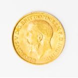 ****AUCTIONEER TO ANNOUNCE INCORRECT DATE, DATE IS 1913****22 ct full sovereign unmounted coin,