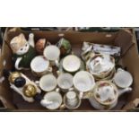 Royal Albert Country Roses teapot, mugs, plates, cups and saucers,