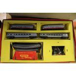 Triang: A boxed Triang Railways Electric Train Set, 'RHX', box lid as found.