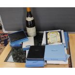 A collection of Concorde memorabilia, to include; a blanket, writing paper and envelopes,