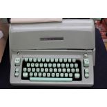 A Hermes Ambassador - typewriter with 'QUERTY' keyboard, green,