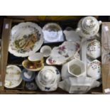 A collection of assorted ceramics, including Aynsley, Royal Albert, Wedgwood,