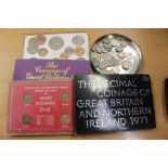 A bag of coins includes pre 20 / 47 silver 10.