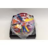 Damien Hirst set of six studio plates, dated 1997,