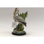 Minton in miniature Heron and Pike,