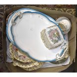 A Victorian meat plates,