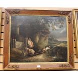 Follower of George Morland, At the Trough, bears signature and date, oil on canvas, 61 by 76cm,