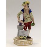 Early 20th Century Stevenson and Hancock Derby figure of Earth,