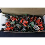 A collection of assorted painted lead figures (one box)