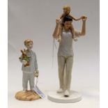 Royal Doulton Daddys Girl signed and Lights Out (2)