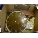 1930's pendulum driven oak cased mantle clock, a Tumbrel Homefarm series, boxed number 4F,