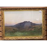 Alfred Mitchell (American (1888-1972), Extensive mountainous landscape, watercolour, signed,