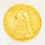 A five pound coin,
