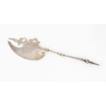 A French silver ice axe,