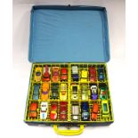 Matchbox carry case with 48 vehicles
