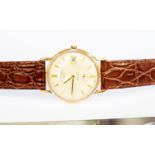 A Rotary Gents wrist watch, 21 jewel movement, yellow metal case,