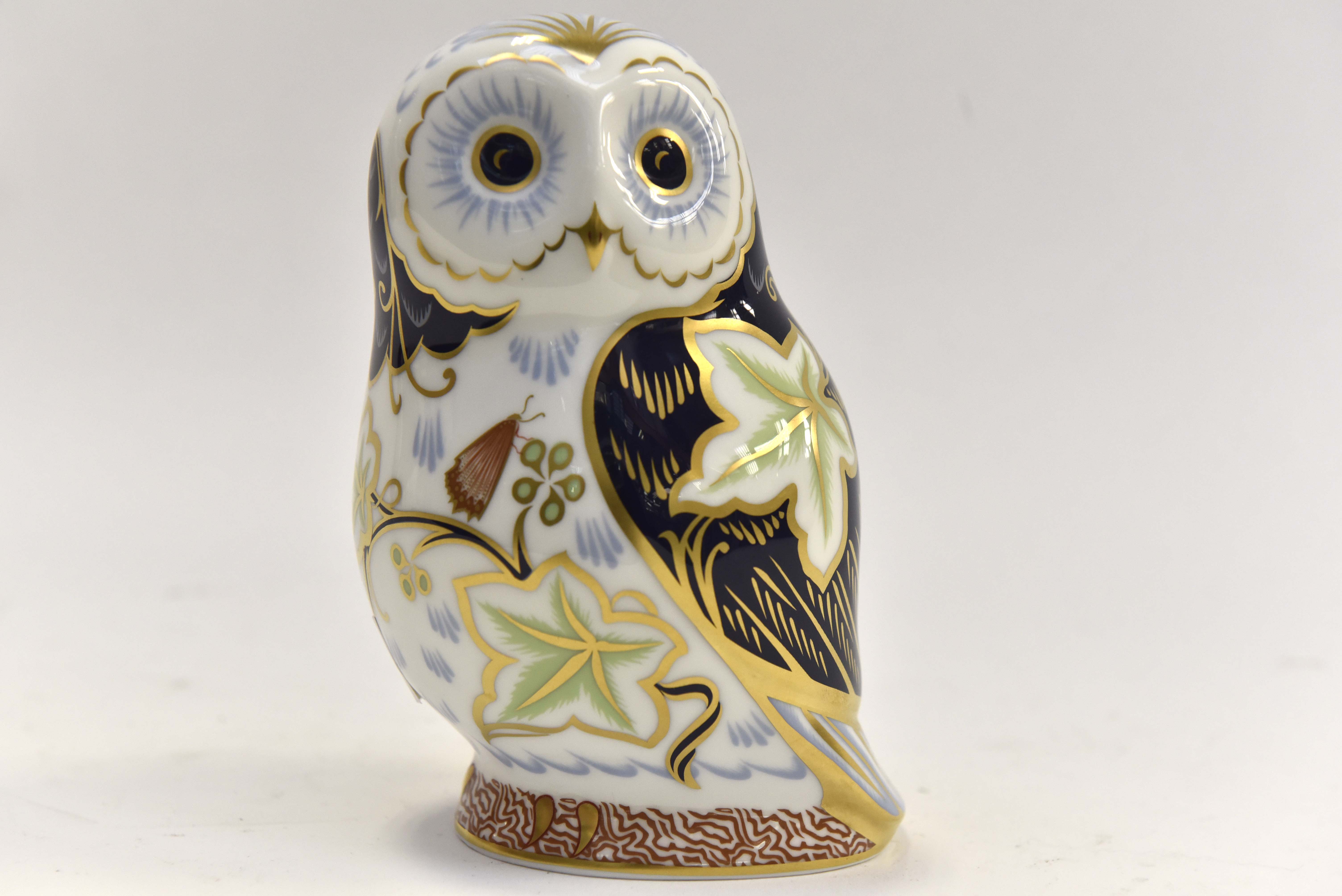 Royal Crown Derby Twilight Owl paperweight,