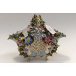 Meissen flower encrusted basket (restored)