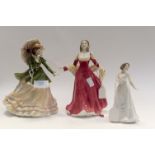 Royal Doulton figurines, Cherish, Lady Sarah Jane with certificate,