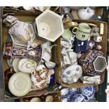 Mixed ceramics lot to include Carlton ware Guinness condiment set,